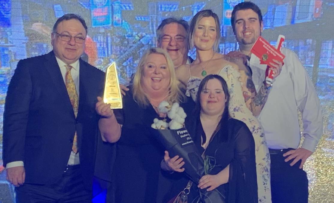 The team from The Sell Block took out the gold award for Business of the Year at the 2019 Southern Highlands Local Business Awards. Photo: Hannah Neale