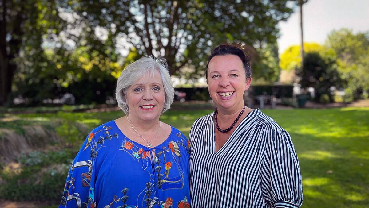 Shelley Boyce, OAM and Co-Patron Southern Highlands Community Foundation (left) with Nicole Smith, Chair Southern Highlands Community Foundation. Picture supplied
