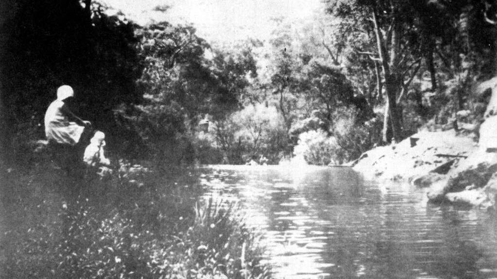 Rail Pool: This photo, one of the earliest of the dam, was purchased from the Railways Dept in 1928. Photos: BDH&FHS
