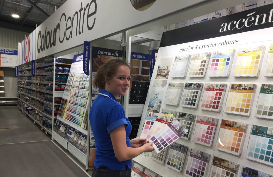 Mitre 10 staff member Alicia Moore is keen to gain more handy tips at the Ladies' Night on February 20.