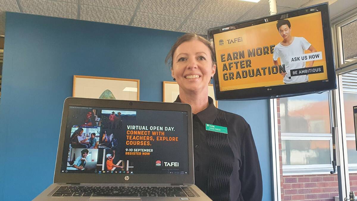 VIRTUAL REALITY: TAFE NSW Hospitality Teacher Cherie Hubbard encourages students from across the region to get a running start on their careers at next week's TAFE NSW Open Day, being held virtually for the first time this year.