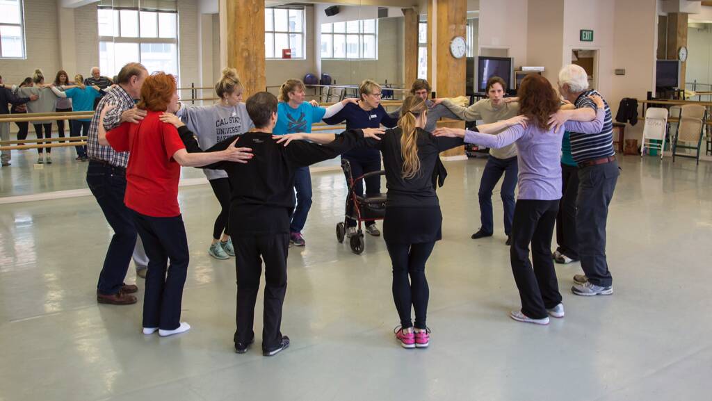 People with Parkinson's Disease work to gain better movement through dance. Photo: supplied