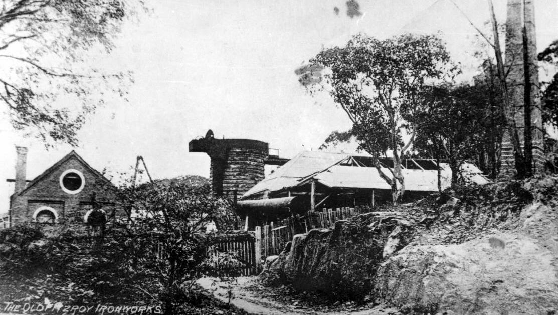  WORKS IN RUINS: The Fitz Roy furnace site became derelict after 1877.
