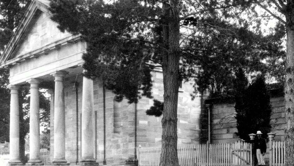 EARLY HQ: From 1839 Berrima Court House was the district's judicial centre; this photo c1890.