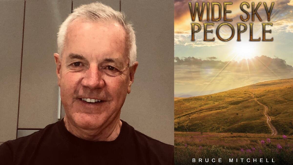 Follow the lives of the Thorton family as they immigrate to Australia in the new book Wide Sky People by Highlands author Bruce Mitchell. Photo: supplied.
