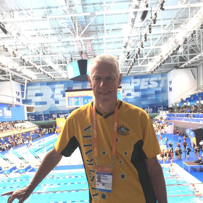 Bowral swimmer Tony Goodwin has been named as Masters Athlete of the Year finalist in the 2022 NSW Sports Awards. Picture supplied.