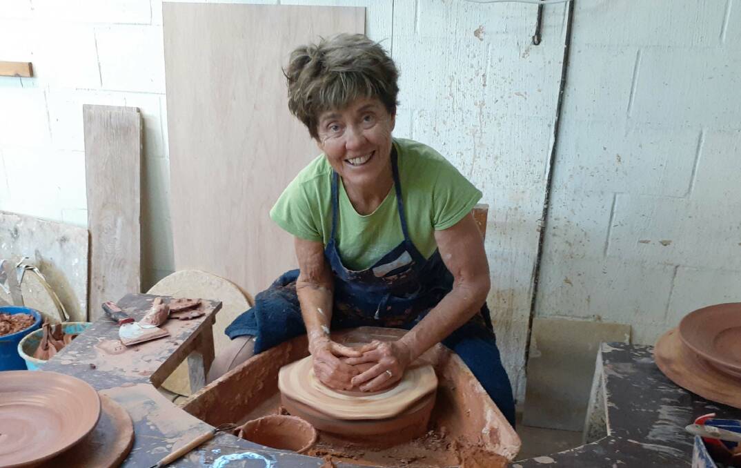 Meg Patey in her studio at Colo Vale near Mittagong. Picture: Supplied.
