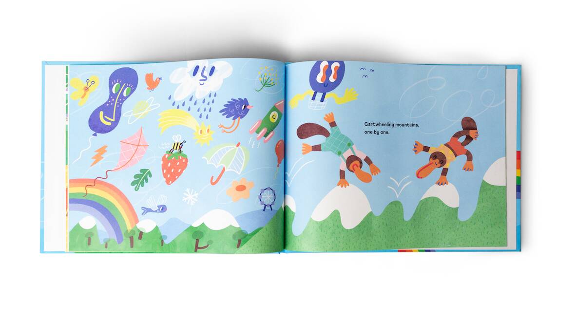 You Two, You Two is filled with colour and imagination and is perfect for young siblings. Picture: supplied. 