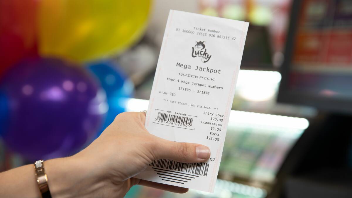 Is it you: A Lucky Lotto player is $200,000 richer. The ticket was bought in Bundanoon. Photo: supplied.