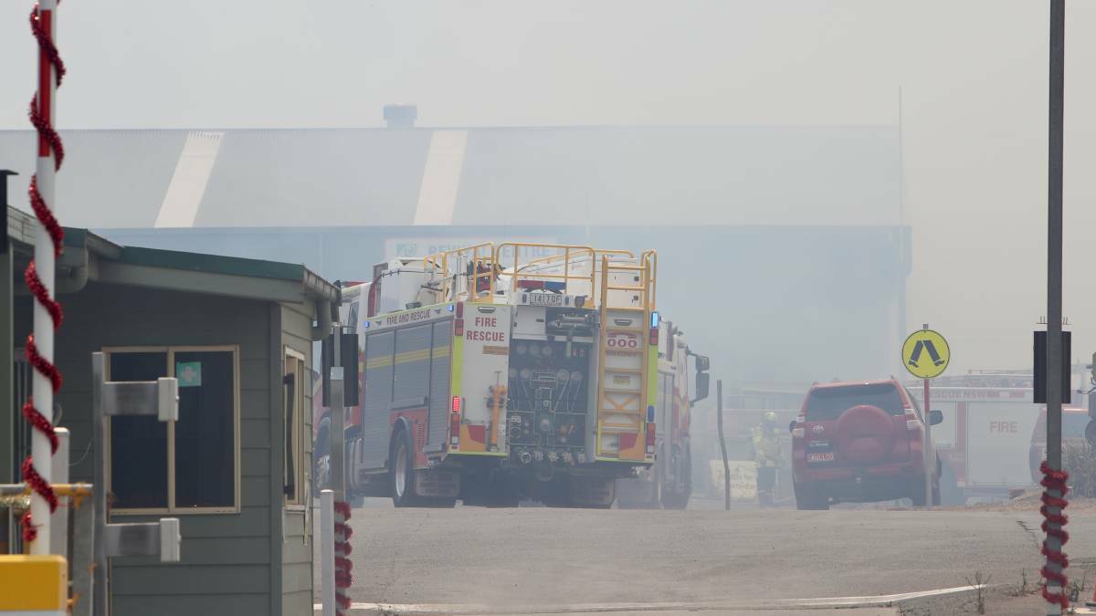 The RRC in Moss Vale caught fire on January 4 in the midst of the bushfire season. Photo: Adam McLean. 
