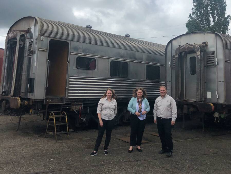 Member for Goulburn Wendy Tuckerman said a $100,000 grant from the RJCF would allow Vintage Rail Journeys to restore and reactivate a 1960's Aurora Australis. Picture: supplied.