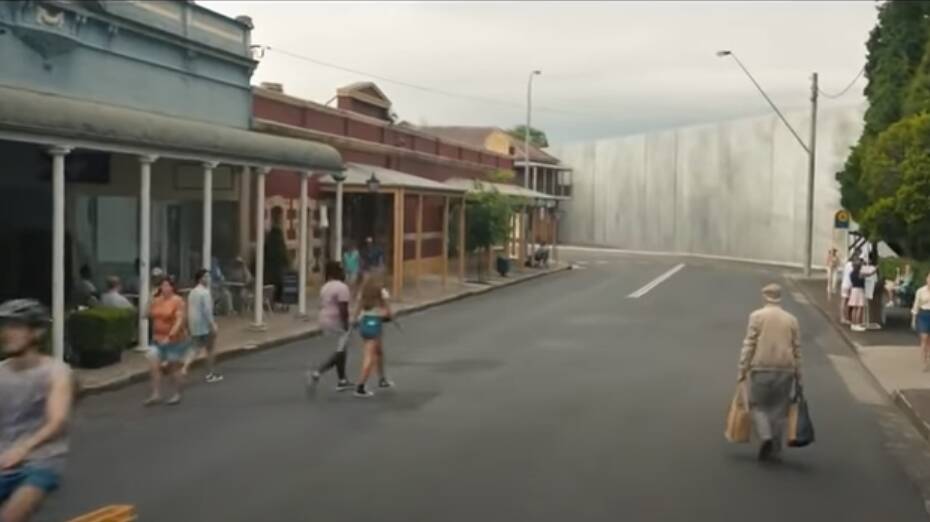 Does this scene look familiar? It should! It's Station Street, Mittagong. Photo: United We Lamb ad. 
