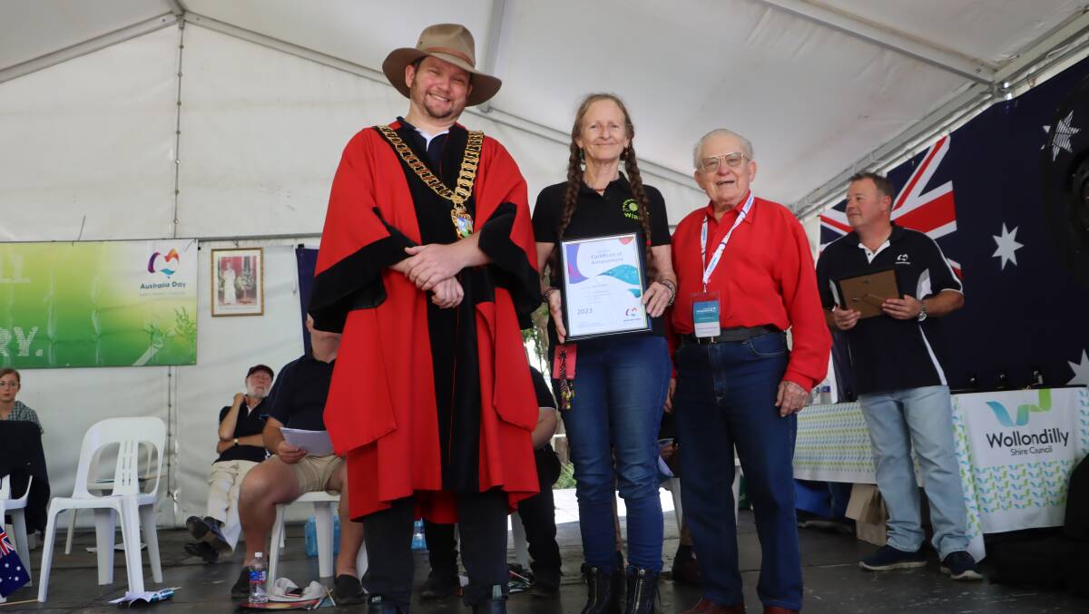 Matt Gould and Inga Schwaiger. Picture by Wollondilly Shire Council.