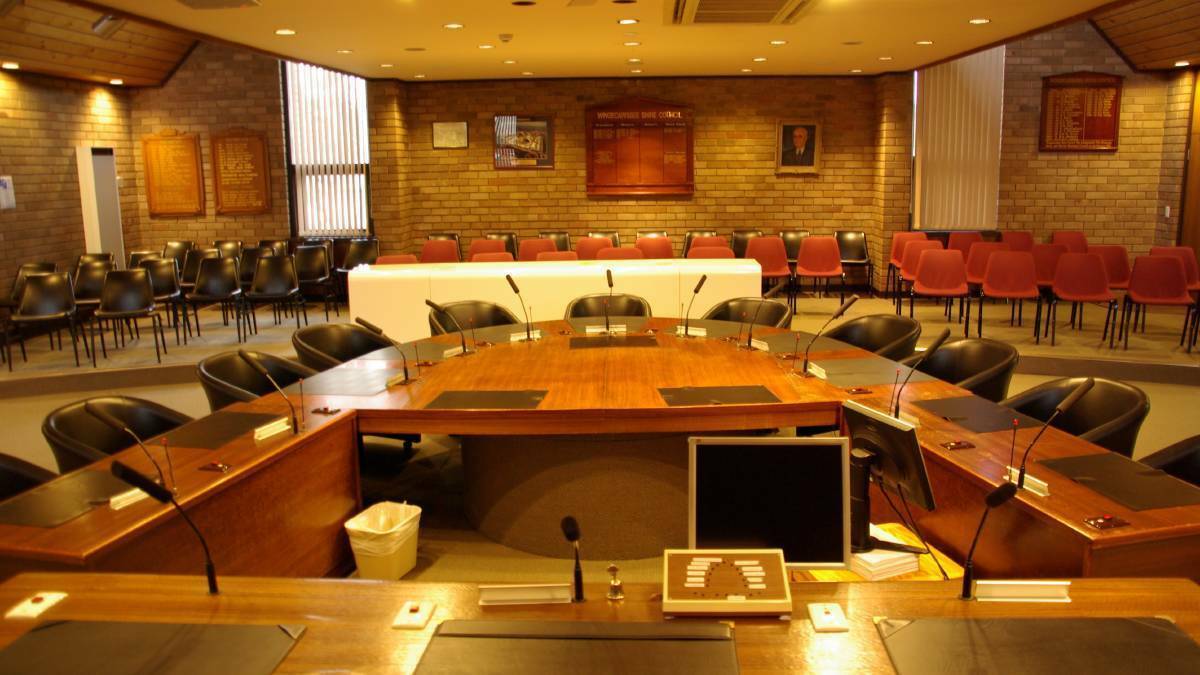 Council chamber.