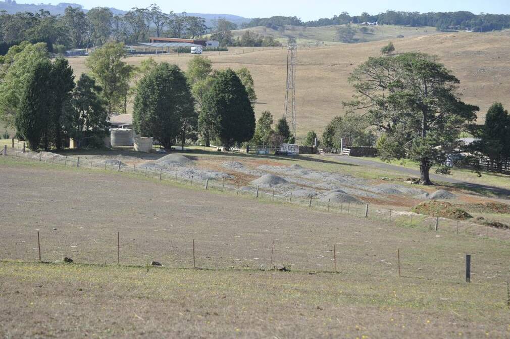 Earthworks on the property of a Wingecarribee Shire councillor. Photo: file. 