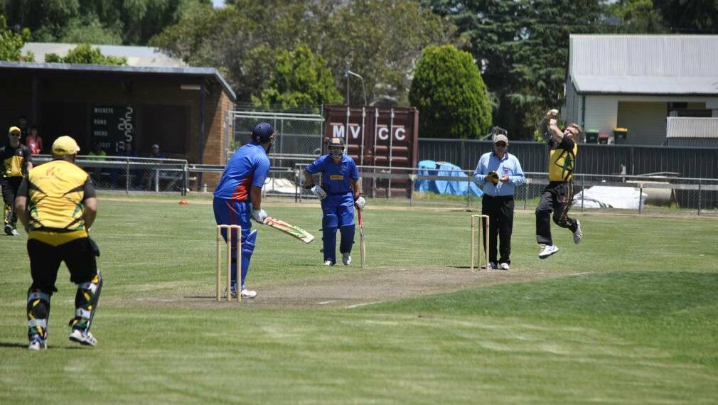 Cricket being played at Lackey Park. Photo: file.