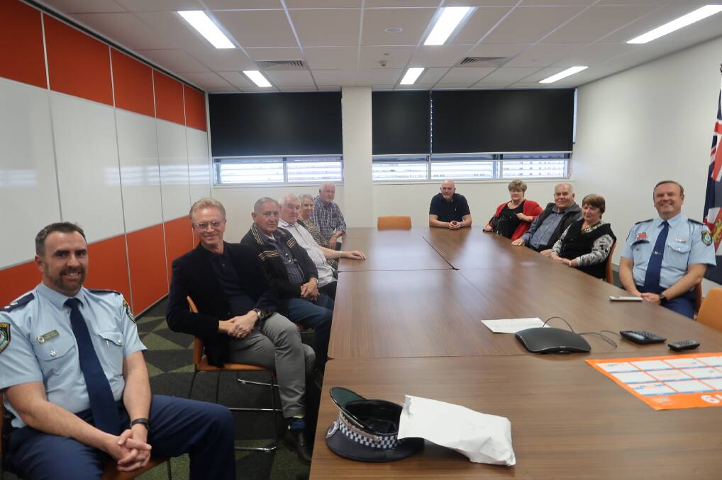 NEW CAPABILITIES: Current and retired police officers gathered to discuss the latest changes in the NSW Police Force. Photo: Vera Demertzis