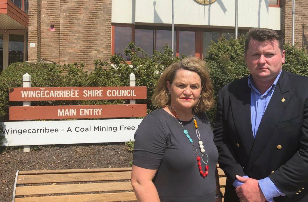 Goulburn MP Wendy Tuckerman and Wollondilly MP Nathaniel Smith. Photo: supplied. 
