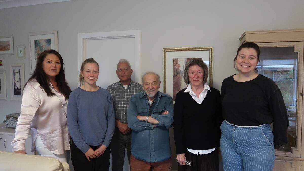 CEDWIN: Lyndall Dalley, Maddie Clegg, Clive West, Lou Flowers, Patricia Spencer and Steph Jedrasiak. Photo: Vera Demertzis