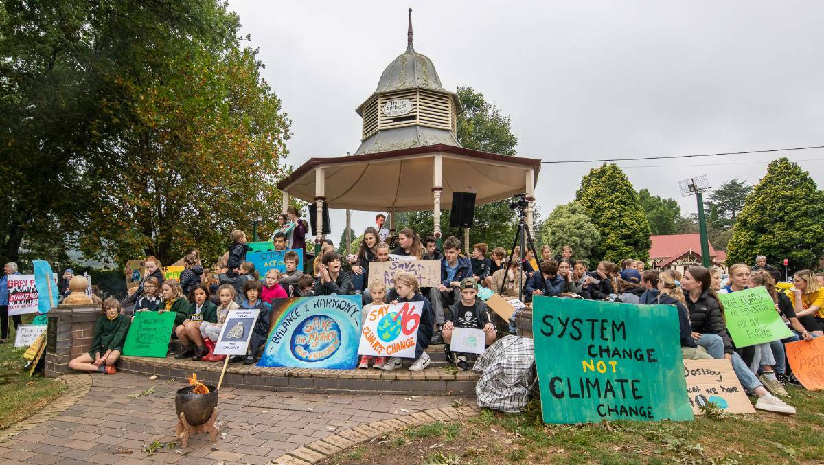 Students from the Southern Highlands were on strike earlier this year in March and are hoping for a bigger turn out on September 20. Photo: John Swainston