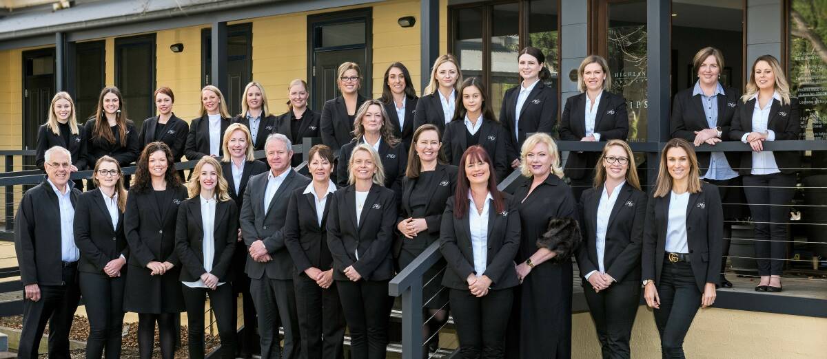 It won't be 'business as usual' for the staff at Highlands Property as they take time out from the business to support the student strike on climate change. Photo supplied.