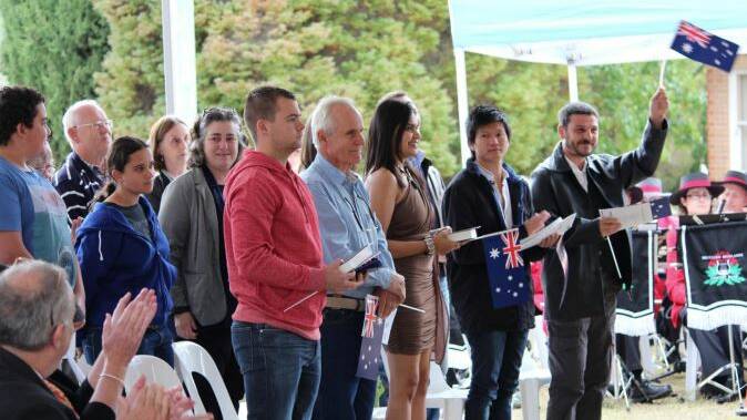 Australia Day Citizens: A record forty three residents from across the globe will make the pledge of Australian Citizenship in Wingecarribee Shire Council. Photo: supplied. 