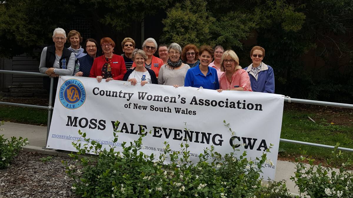 The Moss Vale Evening CWA. Photo supplied.