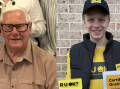 2022 Citizen of the Year Eric Savage and Young Citizen of the Year Jeremy Millward. Picture: Supplied.