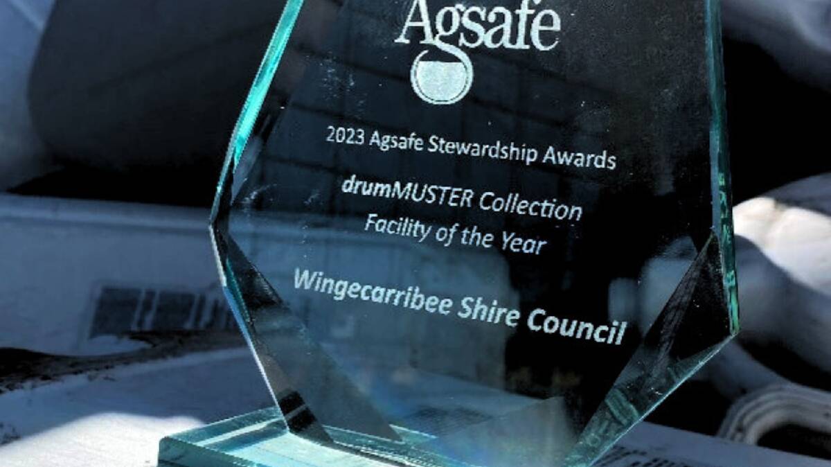 Wingecarribee Shire Council Recycling Centre win at AgSafe stewardship awards