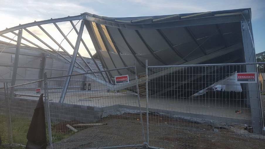 Plans for a pool in Robertson were shelved after the shed designed to house the proposed pool collapsed in 2018. Photo: file
