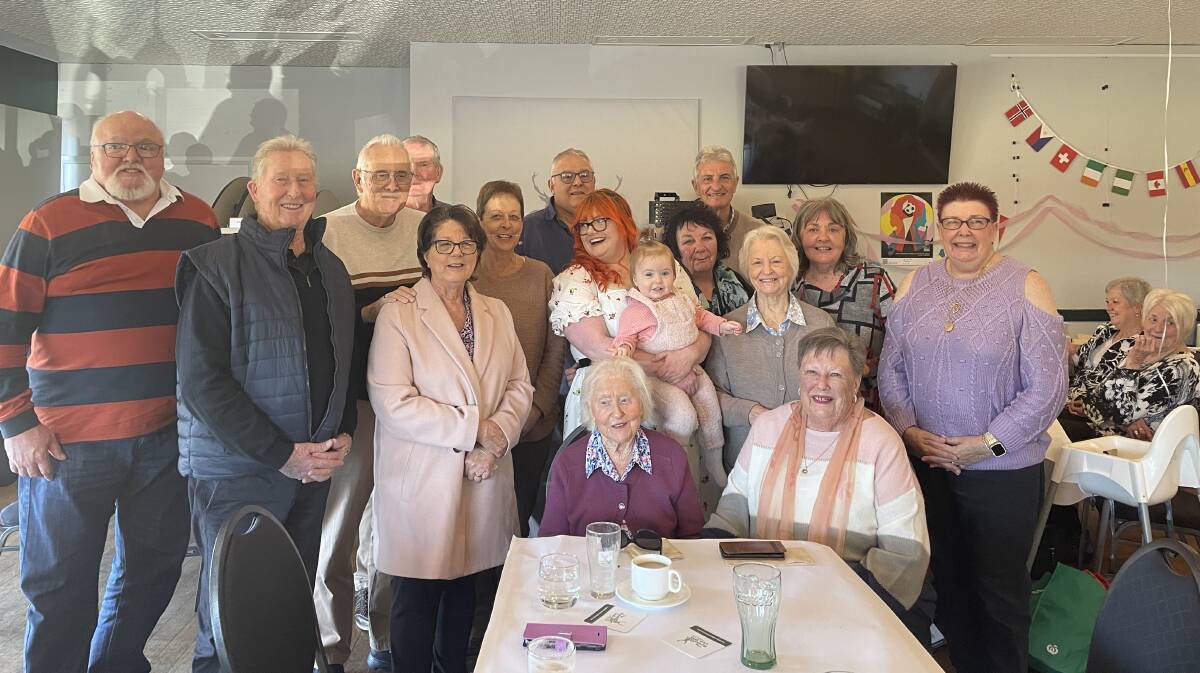 Elizabeth 'Betty' Wynn celebrated her 100th birthday with family and friends on July 26, 2023 at the Bundanoon Club. Picture: Vera Demertzis.