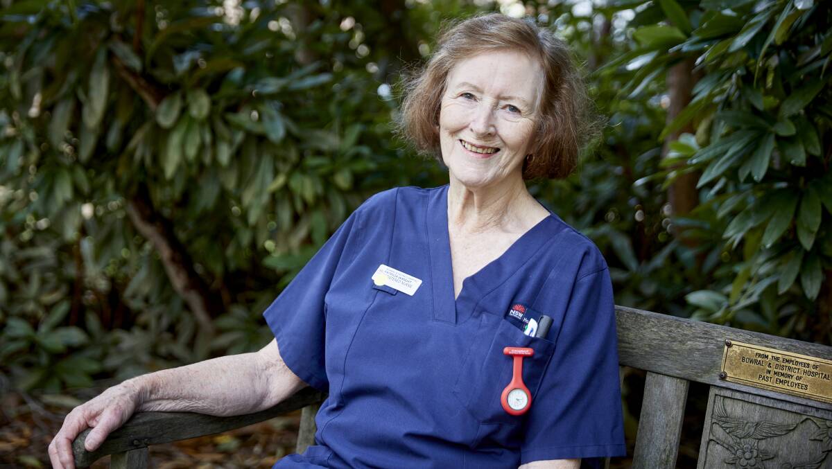 Bowral and District Hospital registered nurse Patricia Wright says she has loved every minute of her 57-year nursing career and is retiring with many wonderful memories. Photo: supplied.