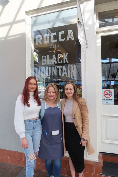Thankful: Cafe Rocca owner Raye Abouchabake was grateful for the support and government grants that helped keep her business afloat in lockdown. Photo: Vera Demertzis