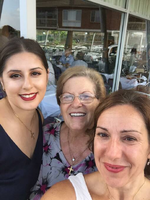 Three generations: My Yiayia Vasso in February 2018 and my mum Lynn Demertzis. My mum was diagnosed with Non-Hodgkin's Lymphoma in 2006. Photo: supplied.