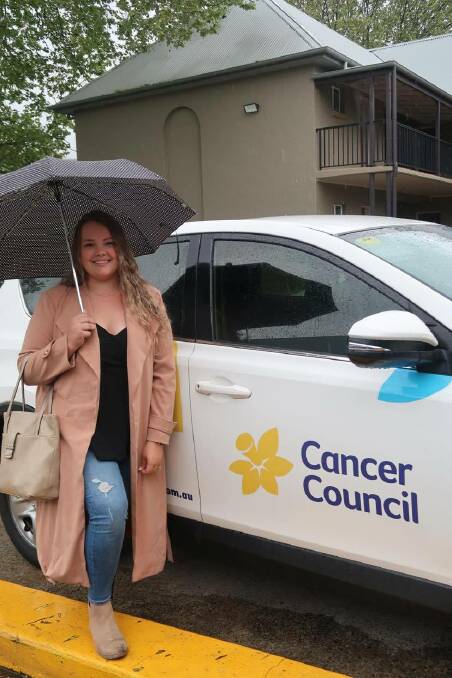 Helping hand: Jessica Donnelly volunteered to drive patients when the first COVID wave saw more than 91 per cent of volunteer drives rested due to health concerns. Photo: Vera Demertzis