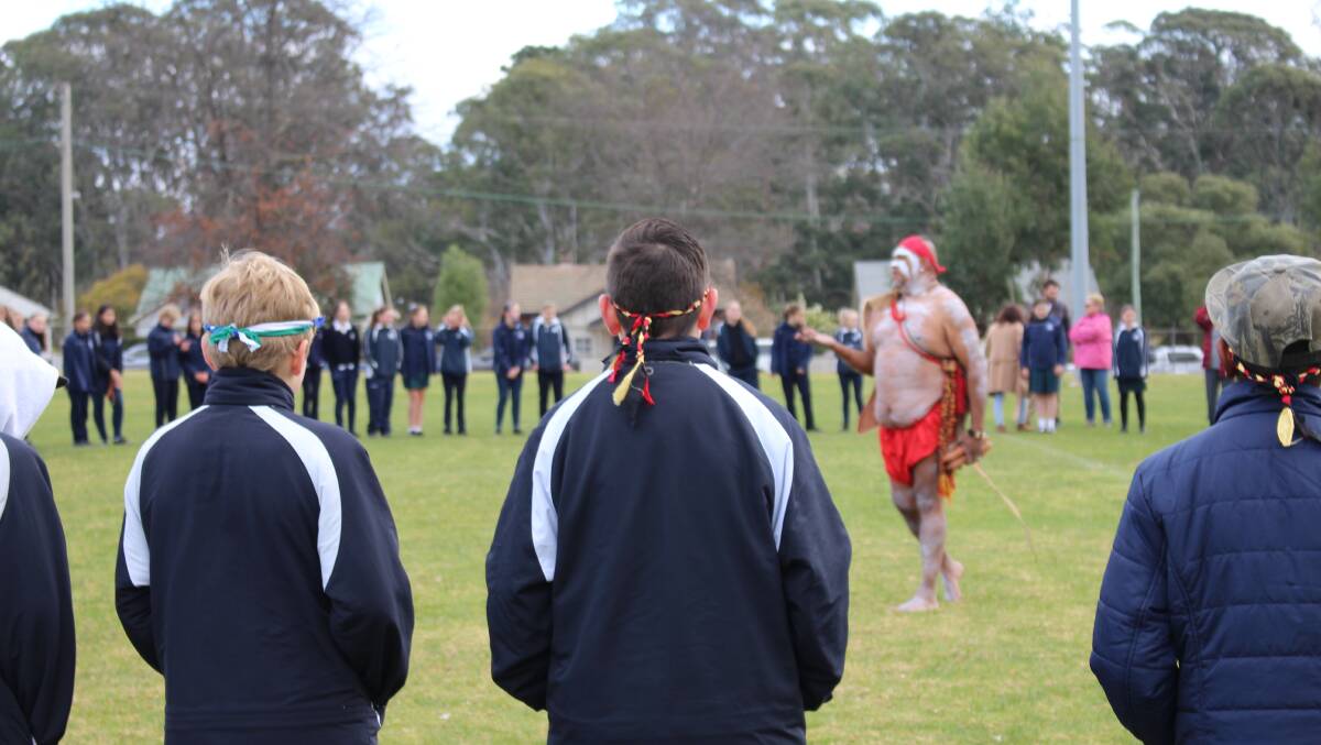 Students from Bowral High School walked for Reconciliation Week. 