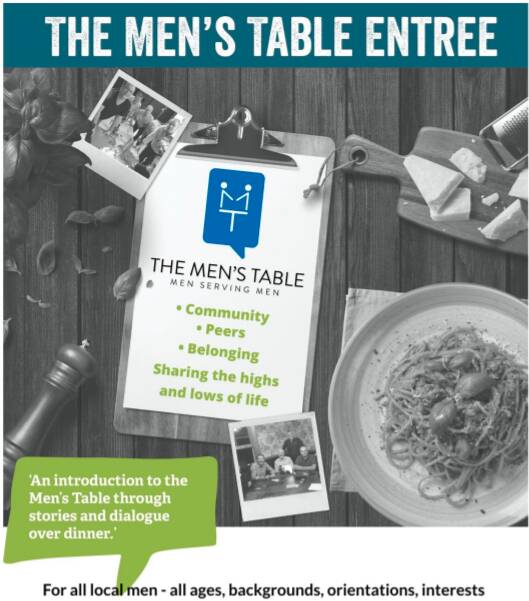 Men's Table to help connect men in Berrima
