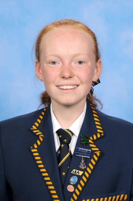 Dux of Oxley College Ava Lambie. Picture: Supplied
