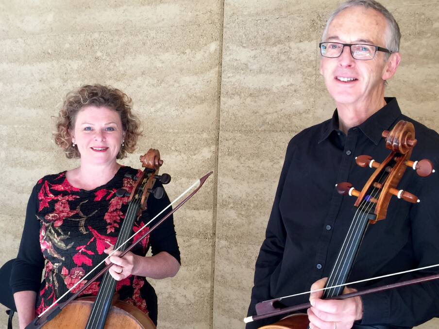Cello duo Belinda Manwaring and Tim Blomfield. Photo: supplied.