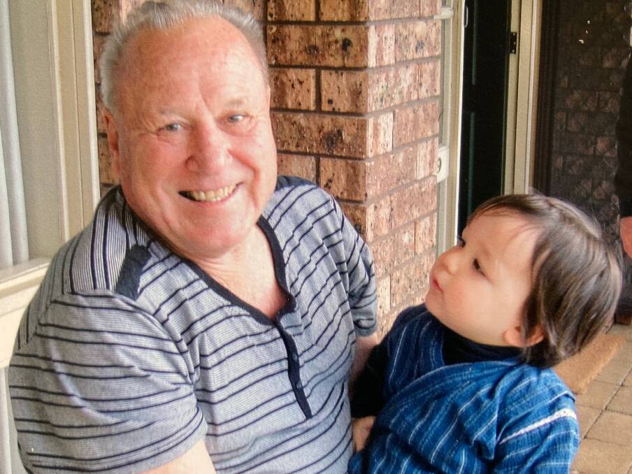 Treasured memories: Kevin Wellings with his grandnephew Ren Wellings. Did you help Kevin over the June long weekend? His family would like to reach out to you. Photo: Supplied.