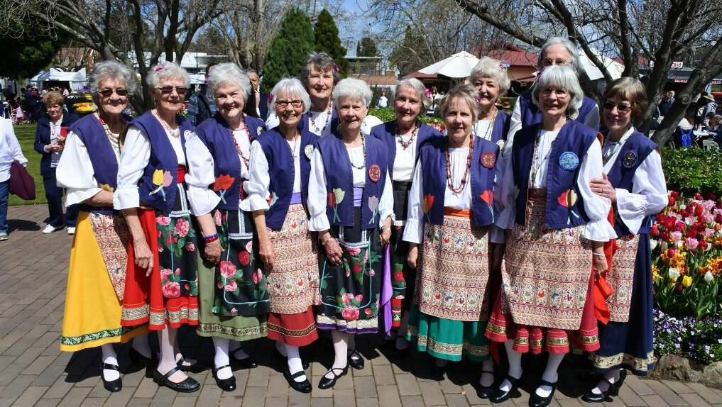 Members of the Southern Highlands International Folk Dancing club wowed the crowd at Tulip Time in 2016. Photo: file