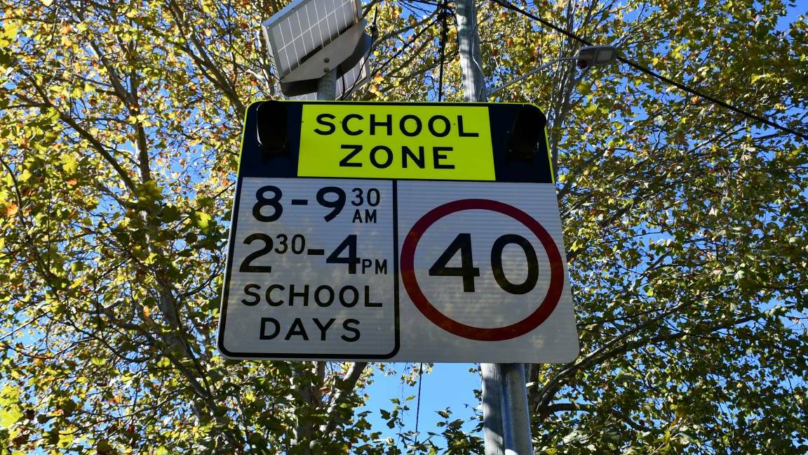 SCHOOL ZONE: Officers from the Hume Police District have urged residents to put safety first. Photo: File