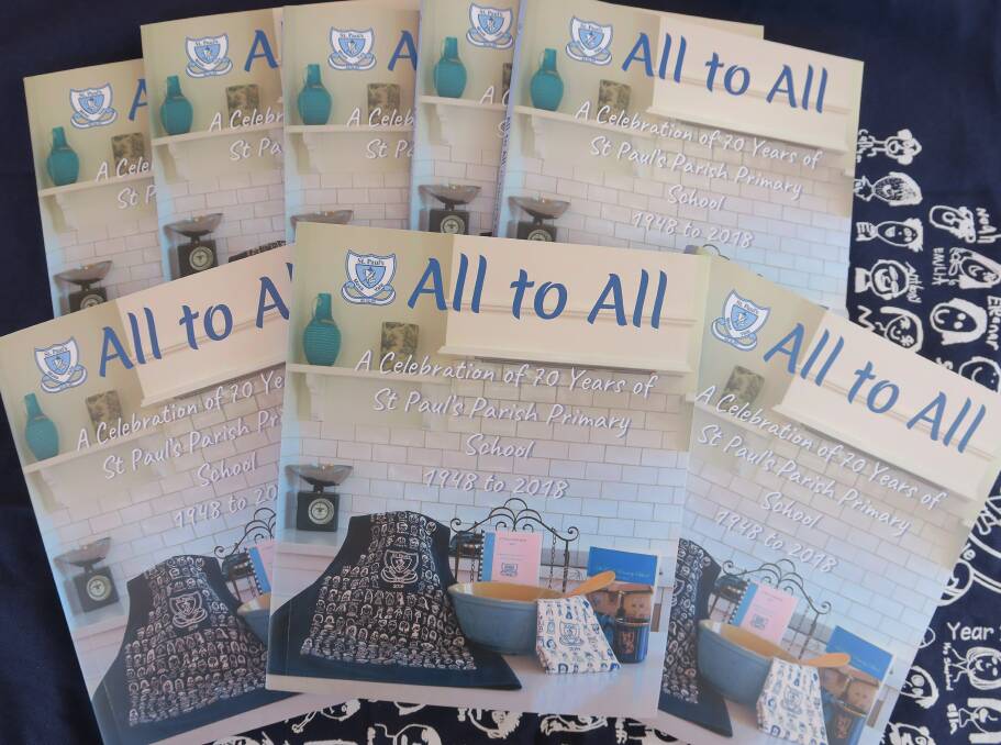The All to All cookbook celebrates St Paul's Parish Primary School's 70th jubilee. 