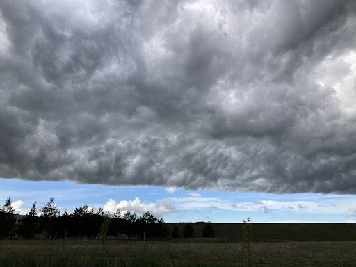 Storm brewing at Kangaloon Road, near Bowral. Photo: Michelle Haines Thomas