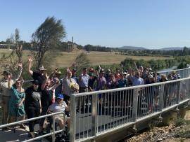 Completion of Stage Two of the Wollondilly Walkway in Goulburn. Photo: Supplied