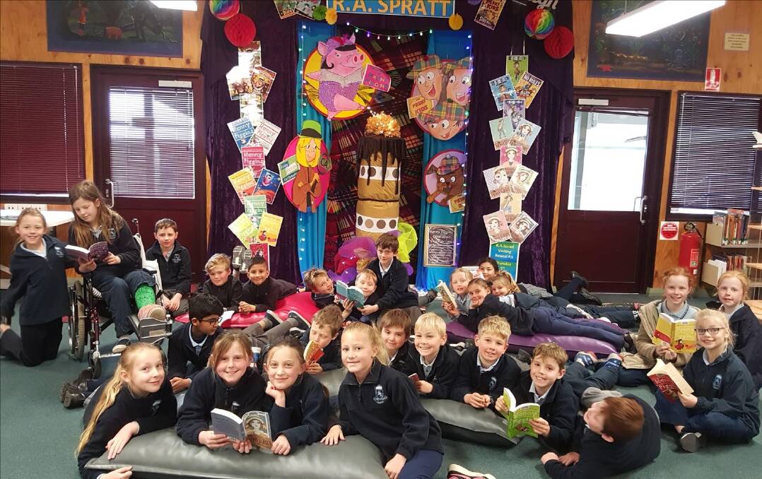 READING: Students at Bowral Public School are in for a literary treat. Photo: supplied. 