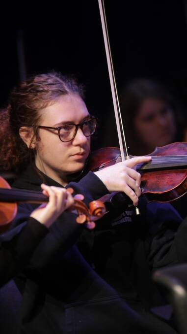 TALENT: Violinist Siobhan Mewes. Photo: Zac Robinson