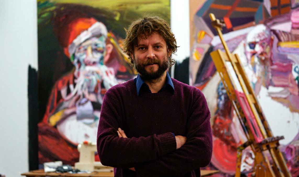 PROGRESS: Artist Ben Quilty addressed council at a meeting on August 28. He provided an update on the development of a regional art gallery. Photo: file. 
