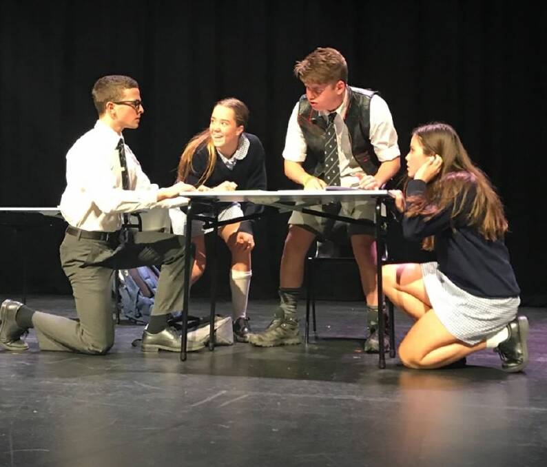 ACTING: Oxley College students have been named finalists for the Short Sharp Theatre competition. Photo: supplied. 