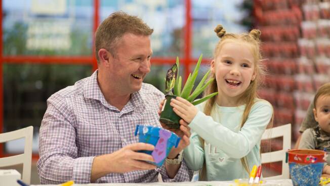 CAREFULLY CRAFTED:Children will be able to make dad a special DIY gift at the annual Father’s Day Family night. Photo: supplied